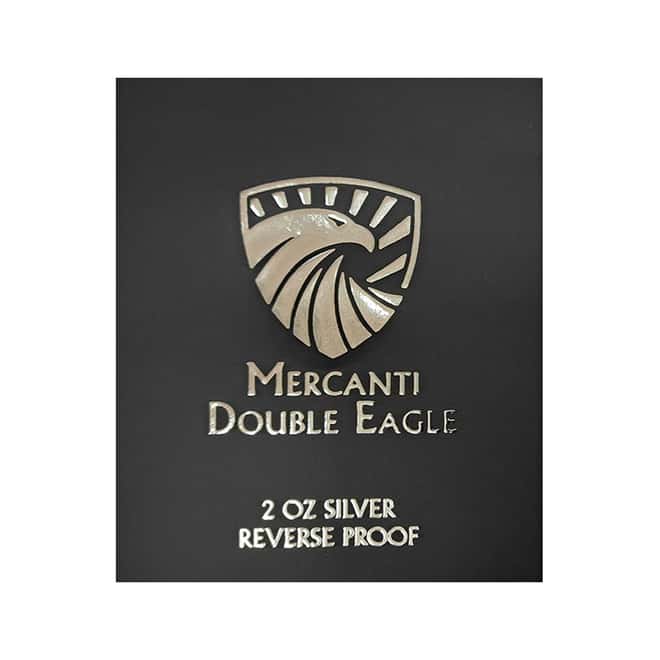 2022 2 oz Silver Mercanti Double Eagle Reverse Proof Round (w/COA)