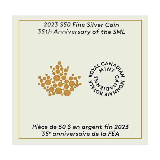 2023 Canada 5 oz Silver Maple 35th Anniversary Coin