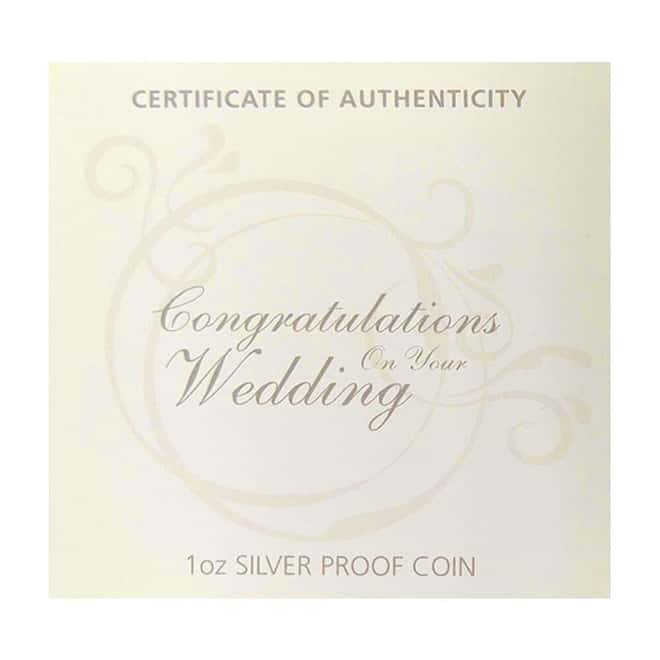 2025 1 oz Proof Silver Wedding Coin Australian Perth Mint
