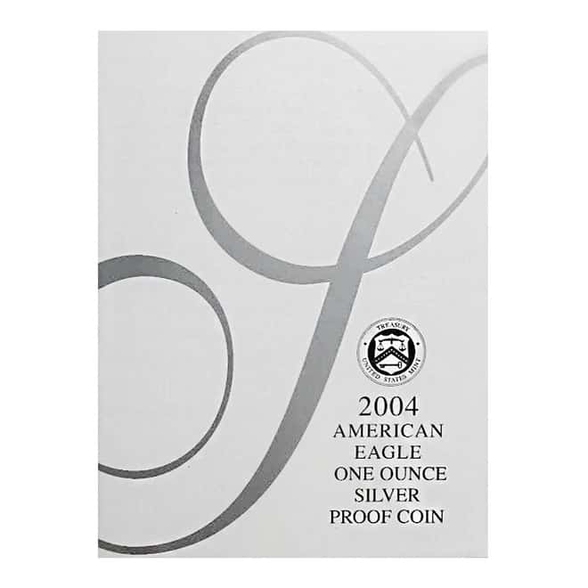 2004-W 1 oz Proof Silver American Eagle (w/Box & COA)