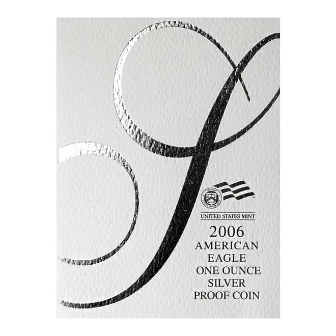 2006-W 1 oz Proof Silver American Eagle (w/Box & COA)