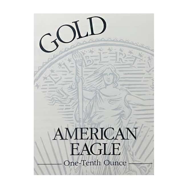 2001-W 1/10 oz $5 Proof Gold American Eagle (w/Box & COA)