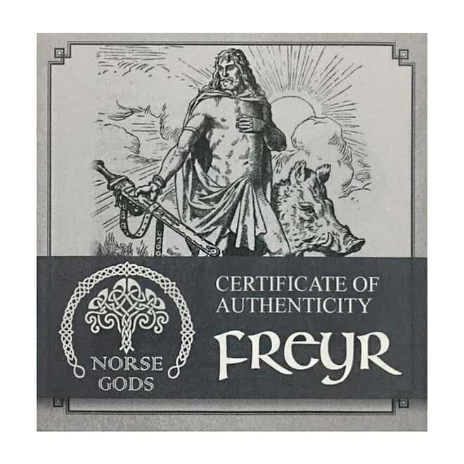 2016 2 oz Cook Islands Silver Norse Gods Freyr Ultra High Relief NGC MS 70 Antiqued First Releases w/COA