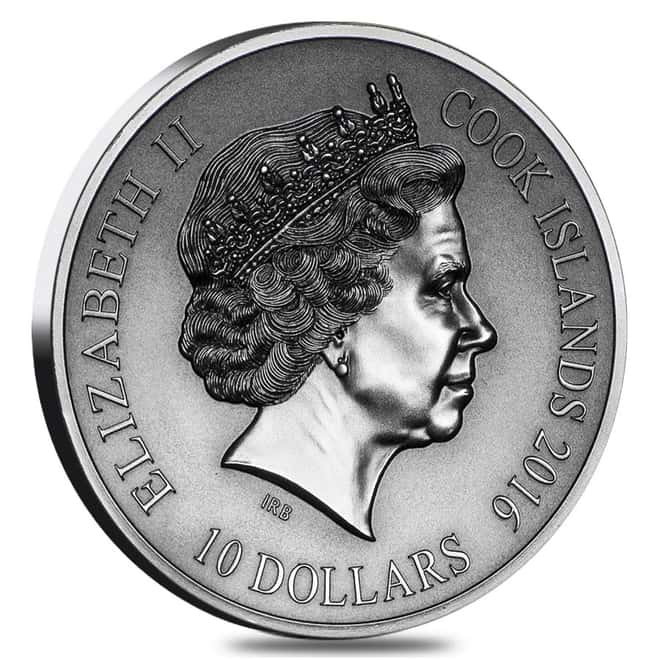 2016 2 oz Cook Islands Silver Norse Gods Heimdall Ultra High Relief NGC MS 69 Antiqued First Releases w/COA
