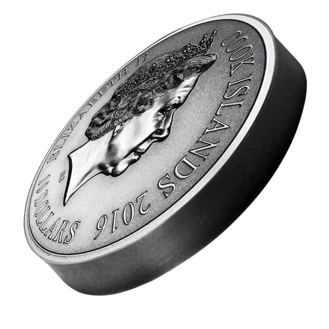 2016 2 oz Cook Islands Silver Norse Gods Heimdall Ultra High Relief NGC MS 69 Antiqued First Releases w/COA