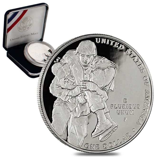 2011-P US Medal of Honor Commemorative Proof $1 Silver Dollar (w/Box & COA)