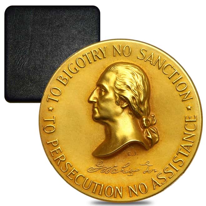 1976 Gold 41 g American Revolution Bicentennial Medal 14K w/Box