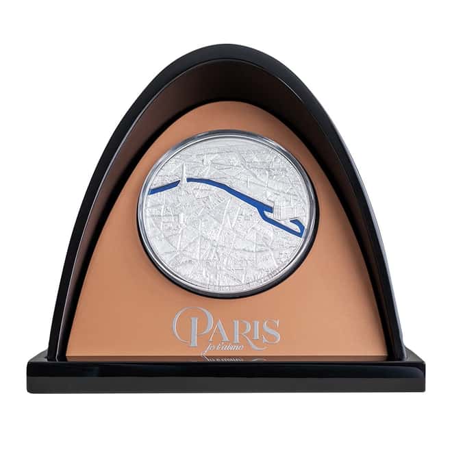 2021 Palau 1 Kilo Proof Silver Tiffany Art Metropolis - Paris Coin .999 Fine (w/Box & COA)