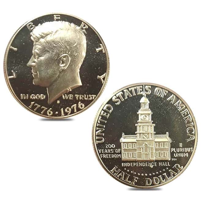 1976-S Bicentennial Silver Proof 3-Coin Set (Styrofoam, Booklet, w/COA)
