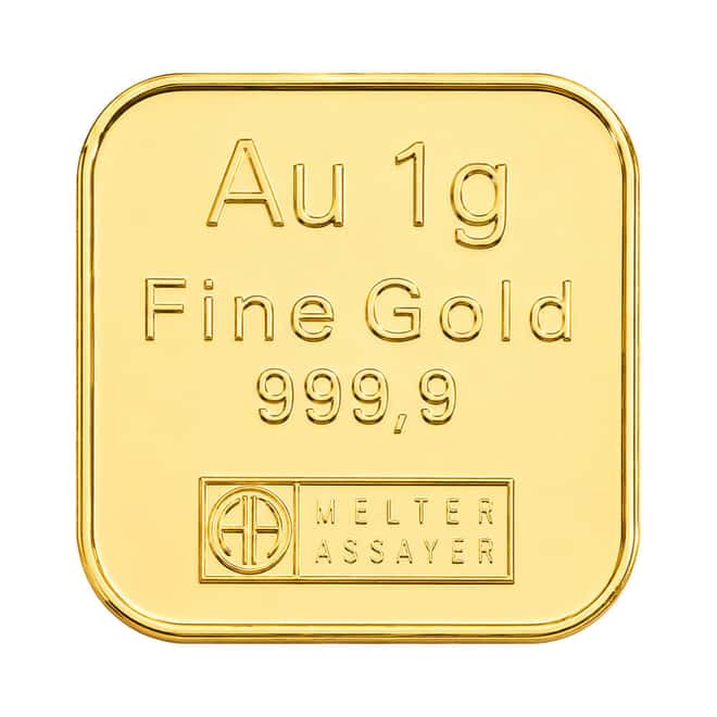 10 x 1 Gram Goldseed Argor Heraeus Gold Bar .9999 Fine (in Assay)