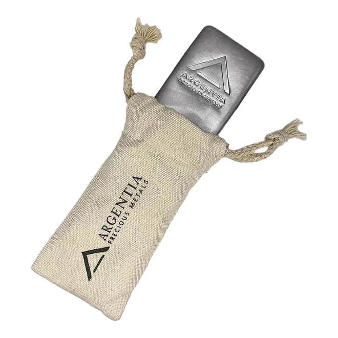 1 Kilo Argentia Cast Silver Bar .9999 Fine
