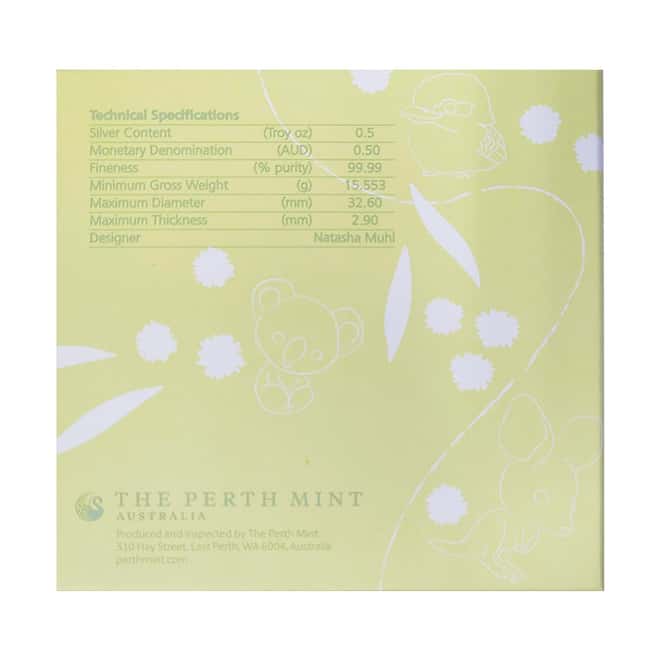 2023 1/2 oz Newborn Colorized Proof Silver Coin Australian Perth Mint (w/Box & COA)