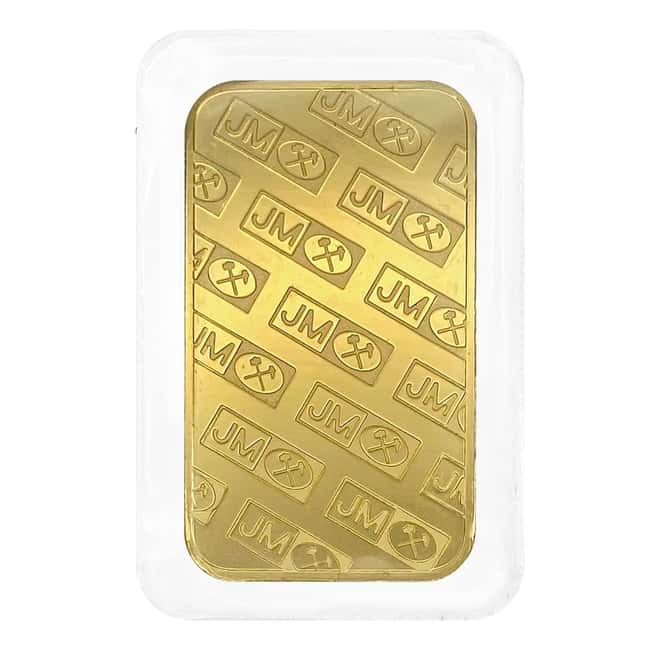 2 oz Johnson Matthey Gold Bar .9999 Fine (Secondary Market)