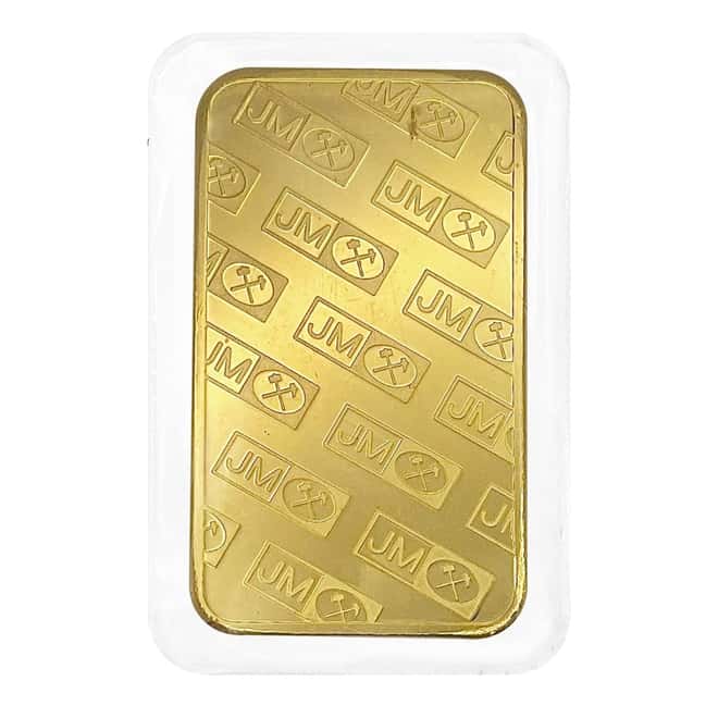 5 oz Johnson Matthey Gold Bar .9999 Fine (Secondary Market)