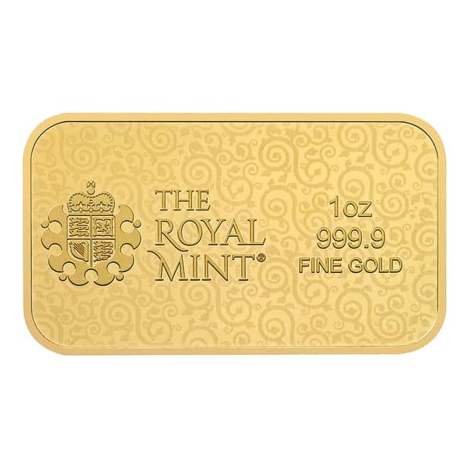 1 oz Great Britain Una and the Lion Landscape Gold Bar