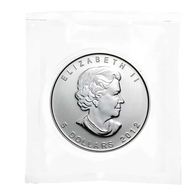 2012 1 oz Canadian Silver Maple Leaf Coin BU (Sealed)