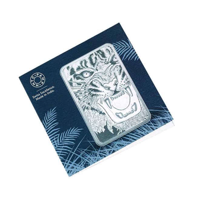 10 oz MMTC PAMP The Royal Bengal Tiger Silver Bar