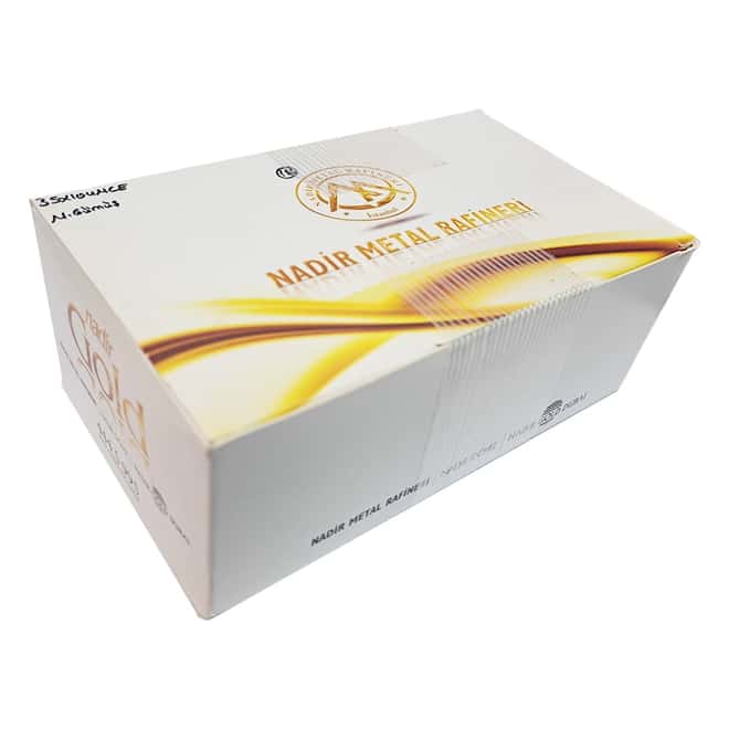 Box of 35 - 1 oz Nadir Refinery Silver Bar .999 Fine (in Assay)