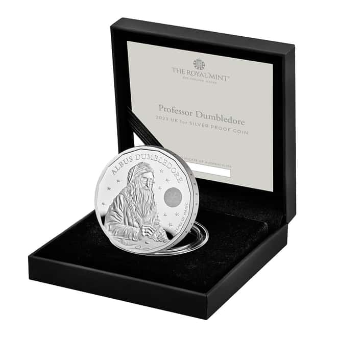 2023 UK 1 oz Harry Potter Dumbledore Proof Silver Coin