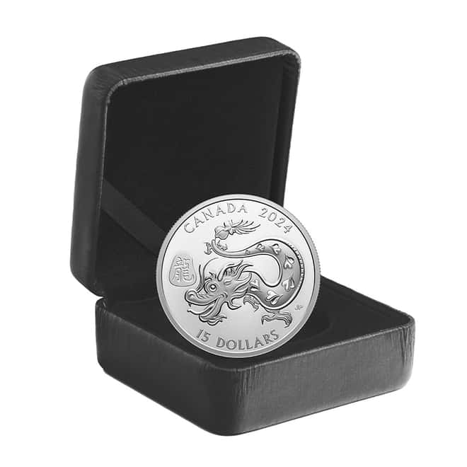 2024 Canada 1 oz Lunar Year of the Dragon Proof Silver Coin