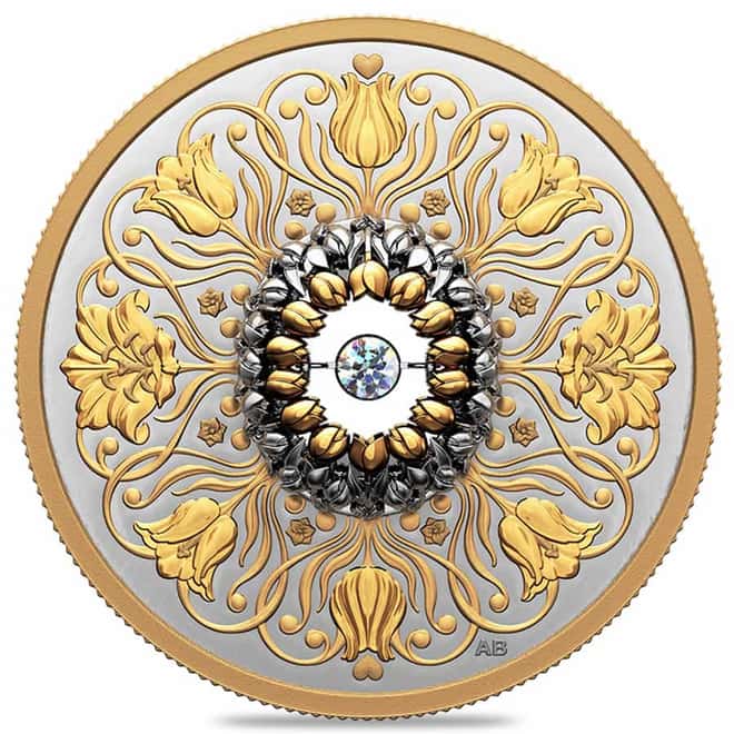2023 Canada 0.67 oz Sparkle of the Heart Diamond Silver Coin