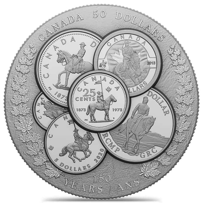 2023 Canada 5 oz Mounted Police Curated Collection Silver Coin