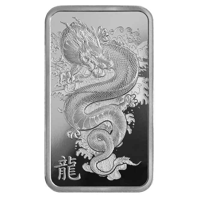 Box of 25 - 2024 1 oz PAMP Suisse Lunar Dragon Silver Bar (in Assay)