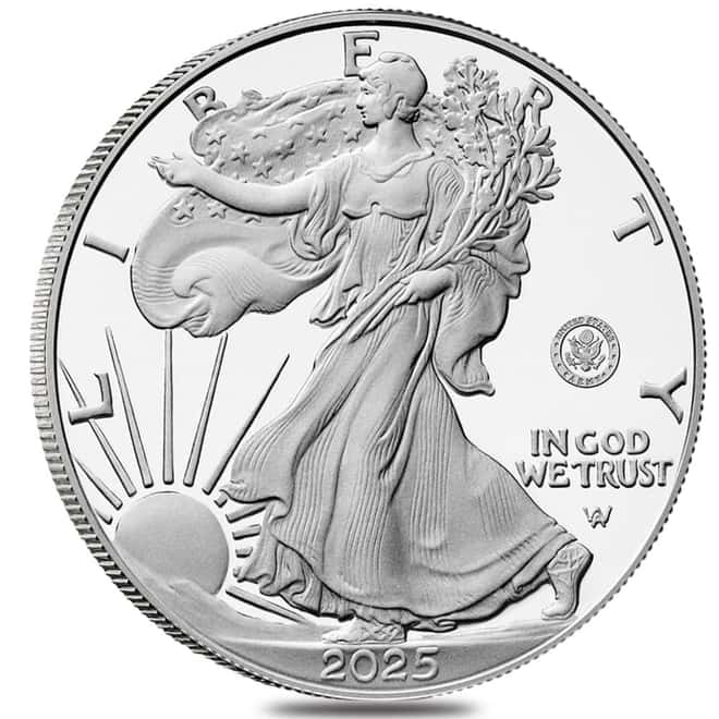 2025-W US Army Privy 1 oz Proof Silver American Eagle NGC PF 69 AR
