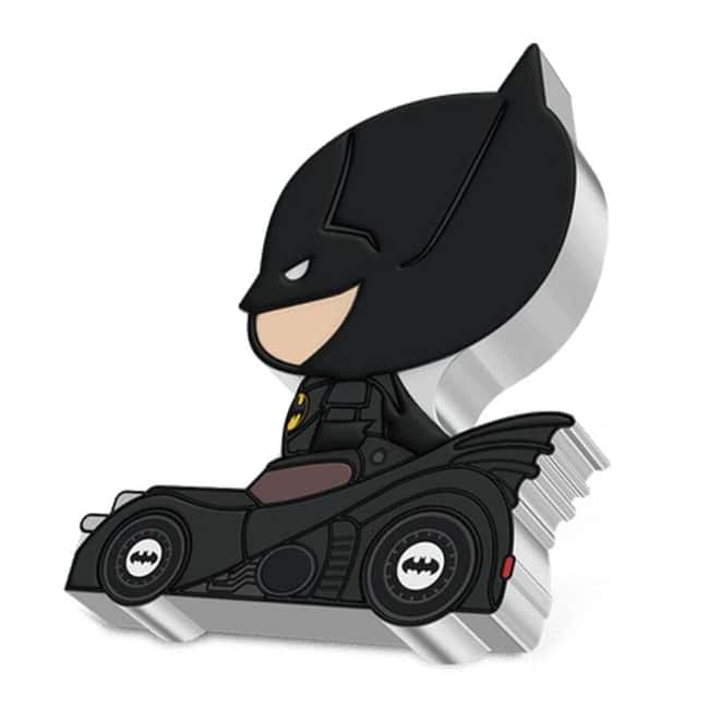 2023 Niue 2 oz DC Comics The Flash Batman '89 Silver Mega Chibi Coin