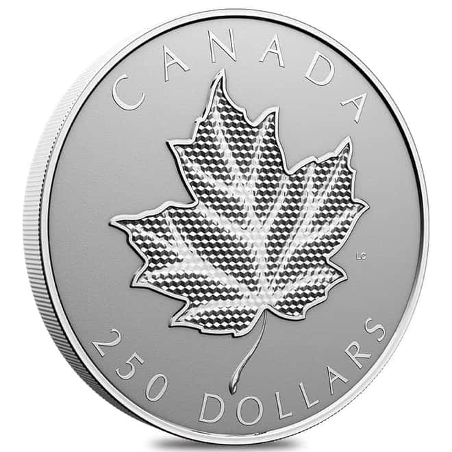 2024 Canada 1 kilo Pulsating Maple Leaf Silver Coin .9999 Fine
