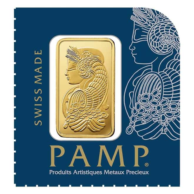 25x1 Gram Gold Bar PAMP Suisse Fortuna Multigram+25 (in Assay)