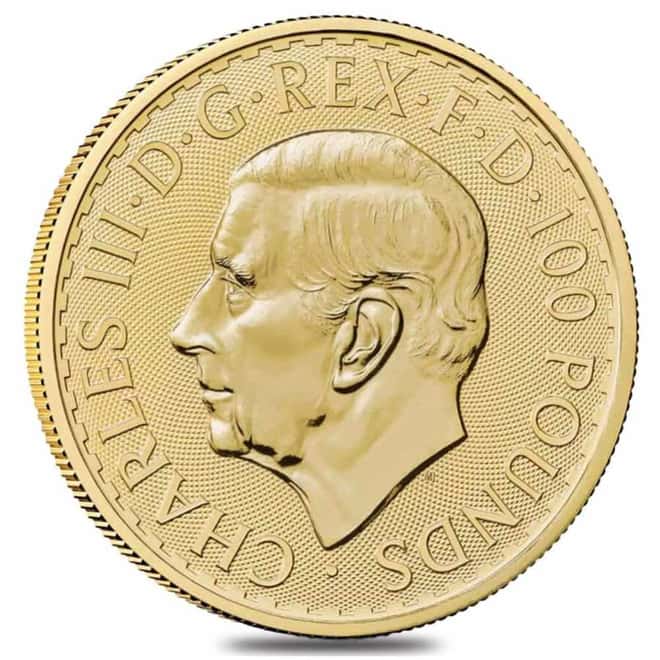 Great Britain Gold 1 oz Britannia Coin BU/Proof (Random Year)
