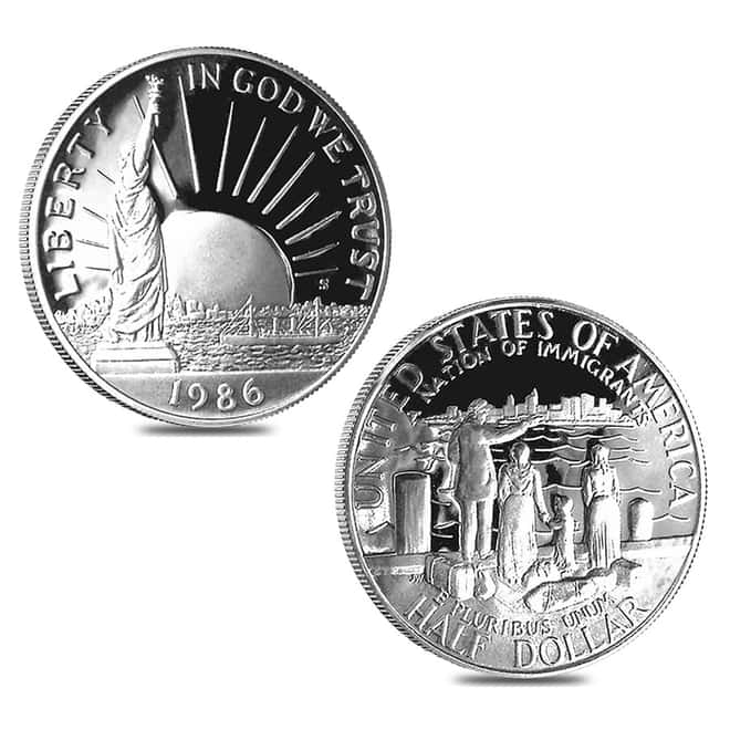1986 W/S Gold / Silver Commem Statue of Liberty Proof 3-Coin Set