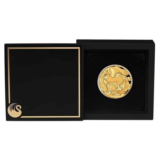 2022 2 oz Proof Gold Australian Phoenix Perth Mint Coin