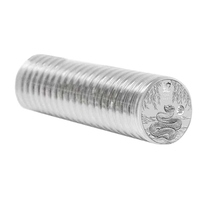 2025 1 oz Silver Lunar Snake Dragon Privy BU Australian Perth Mint