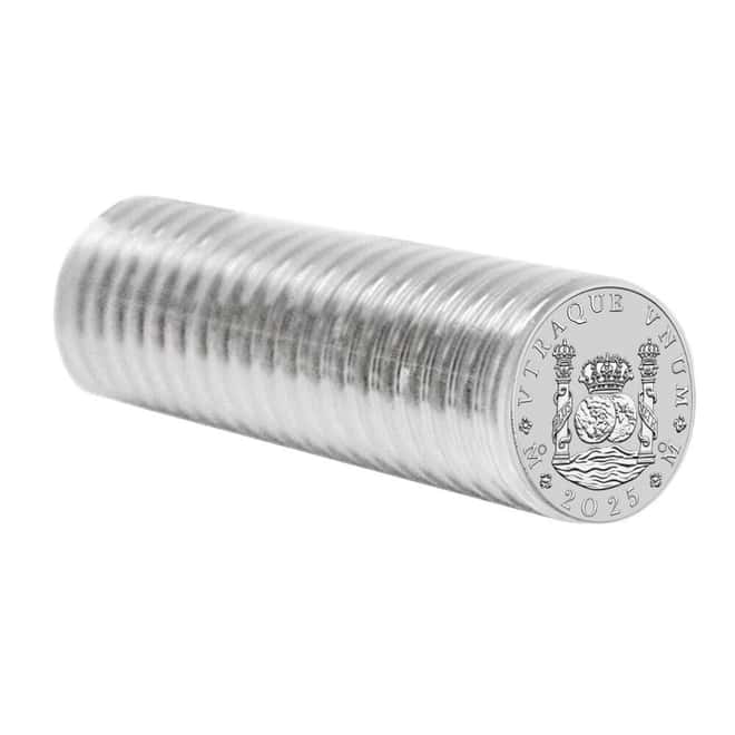 Box of 100 - 2025 1 oz Silver Pillar Dollar Australian Proclamation 225th Ann Coin BU .9999 Fine