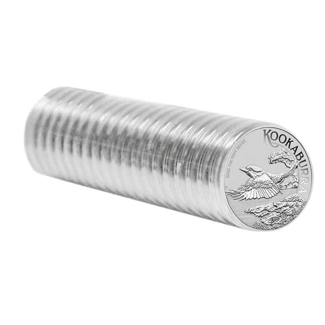 Roll of 20 - 2026 1 oz Silver Australian Kookaburra Perth Mint BU