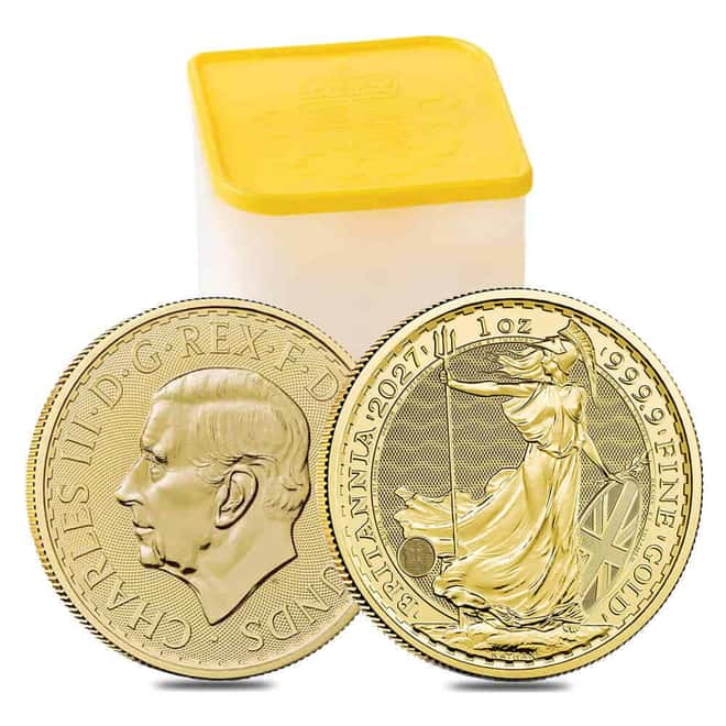 2027 Great Britain 1 oz Gold Britannia Coin BU