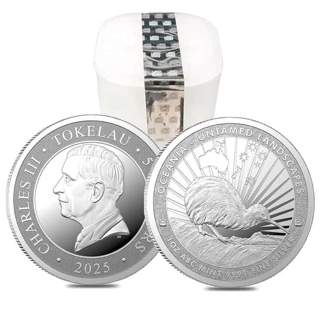 2025 Tokelau 1 oz Kiwi Untamed Landscapes Silver Coin BU