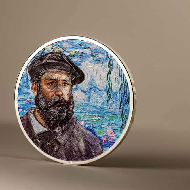 2023 Cook Islands 2 oz Silver Masters of Art Claude Monet Coin