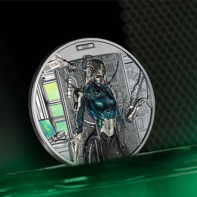 2024 Cook Islands 3 oz Silver Cyber Queen Rebirth Coin