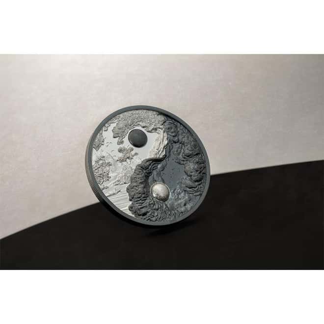 2024 Palau 1 oz Silver Yin and Yang Coin .9999 Fine