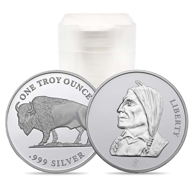 Box of 400 - 1 oz Buffalo Proof-like Silver Round .999 Fine