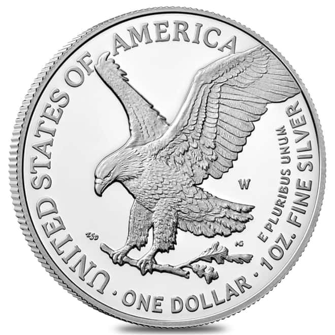2023-W 1 oz Proof Silver American Eagle Congratulations Set PCGS PF 69 DCAM First Strike