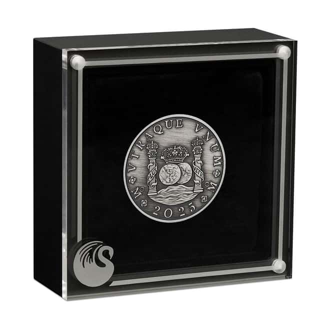 2025 1 oz Silver Pillar Dollar Australian Proclamation 225th Ann Antiqued Coin