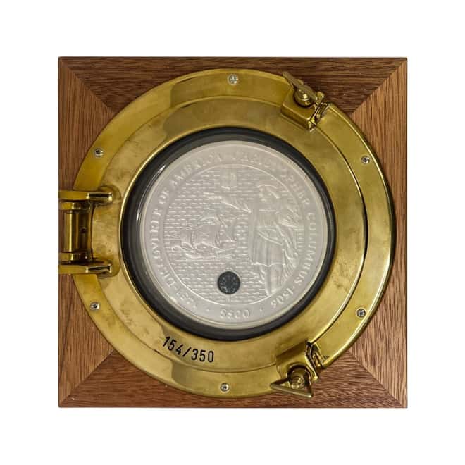 2006 British Virgin Islands 5 Kilo Christopher Columbus Silver Proof Coin (w/Display & COA)