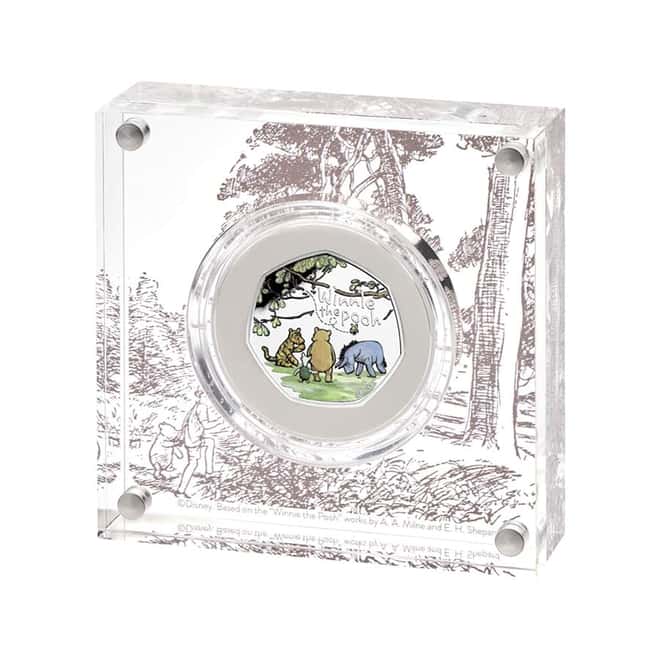2022 Great Britain 8 gram Disney Winnie the Pooh Proof Silver Coin .925 Fine (w/Box & COA)