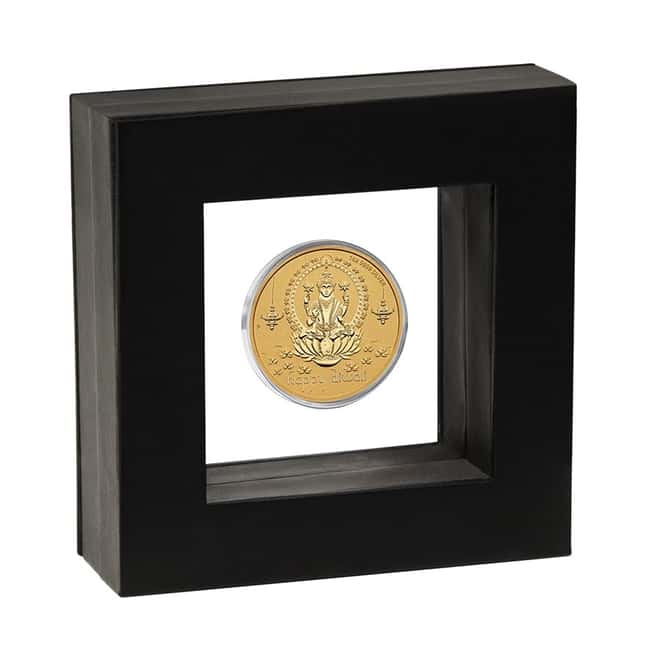 1 oz Diwali Gilded Silver Medal .9999 Fine Australian Perth Mint (w/Box & COA)