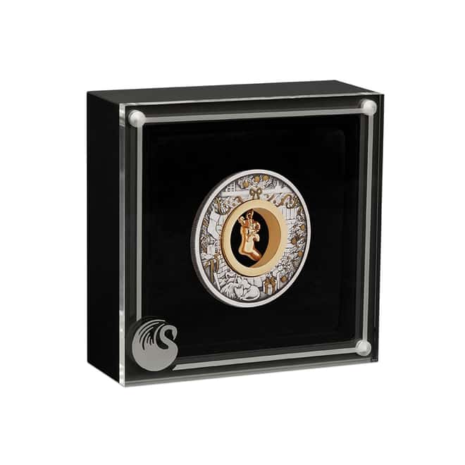 2023 2 oz The Night Before Christmas Silver Coin Perth Mint