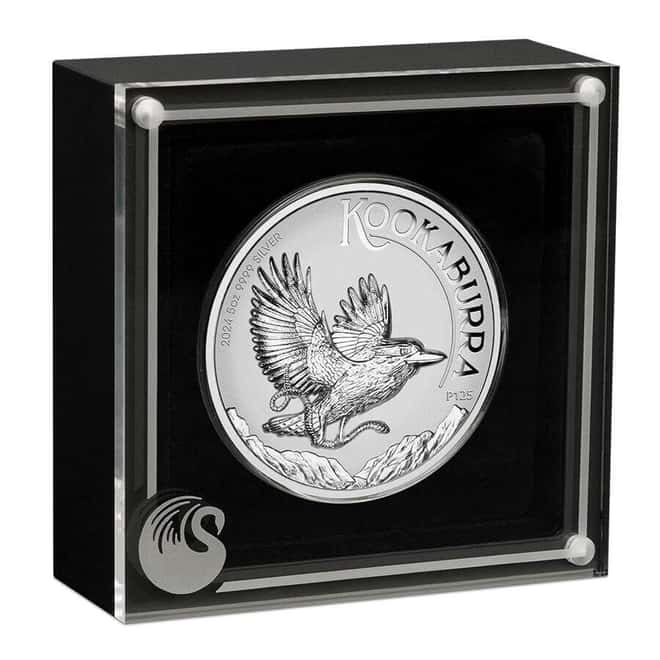 2024 5 oz Incused Silver Australian Kookaburra Perth Mint
